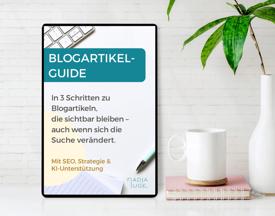 Blogartikel-Guide zum Download von Nadja Luge